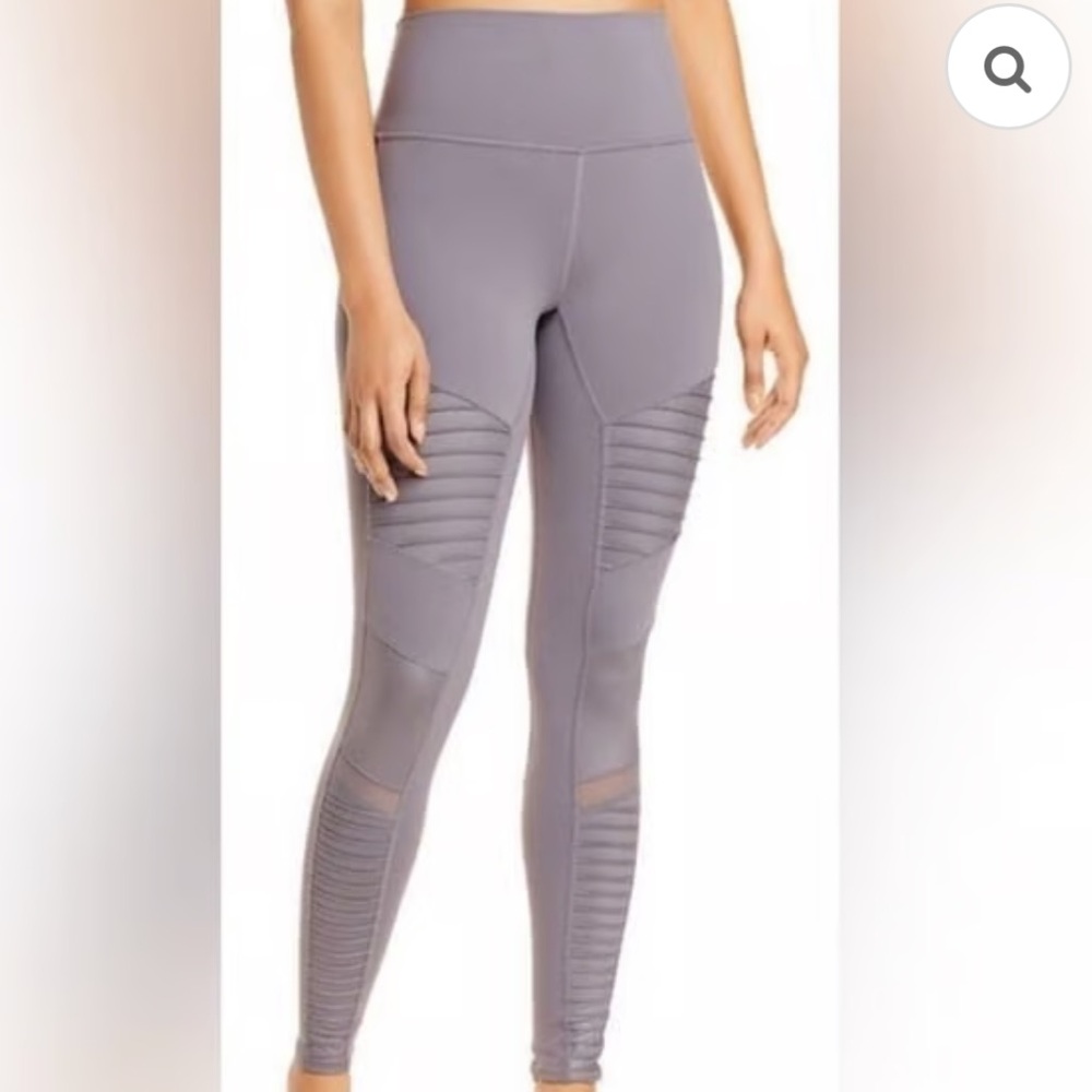 ALO high waist moto leggings lavender